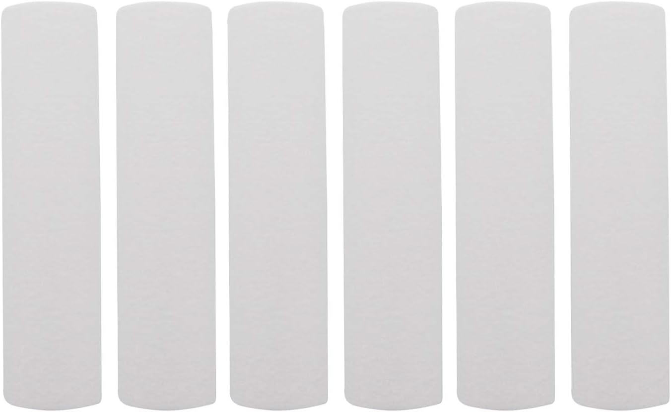 Tier1 10 Micron 10 Inch x 2.5 Inch | 6-Pack Spun Wound Polypropylene Whole House Sediment Water Filter Replacement Cartridge | Compatible with Pentek P10-10, Hydronix SDC-25-1010, Home Water Filter