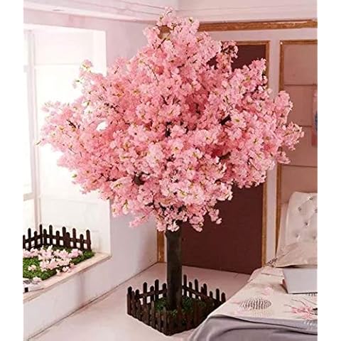 Pink Cherry Blossom Trees for Restaurant,Wedding,Salon,School Event,Shopping Mall,Meeting,Hotel,Decor (6FT Tall/1.8M, Light Pink) Cover