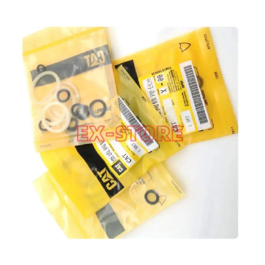 VALVE seal PRIORITY Caterpillar 318C/318D/320C/320D/320D2/321C/323D/324D/325 Pilot Valve oil seal 535-295,323-7898 - (Color: 1 set, Style: A)