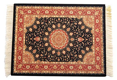 Beautiful Rug Mousepad, Office Decor Desktop Oriental Rug, Computer Mousepad, Persian Desk Rug Coaster Mouse Pad