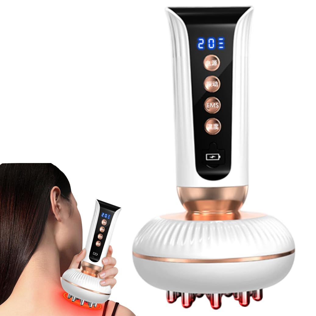 Massaggiatore Anticellulite, Massaggiatore Drenaggio Linfatico Elettrico per Snellente per Massaggio Vita, Blaster per Fascia per Cellulite, Aiuta a Ridurre le Smagliature per Gambe, Braccia