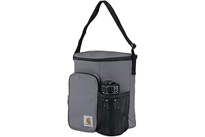 Unisex Adult Insulated 10 Can Vertical Lunch Cooler for Men & Women