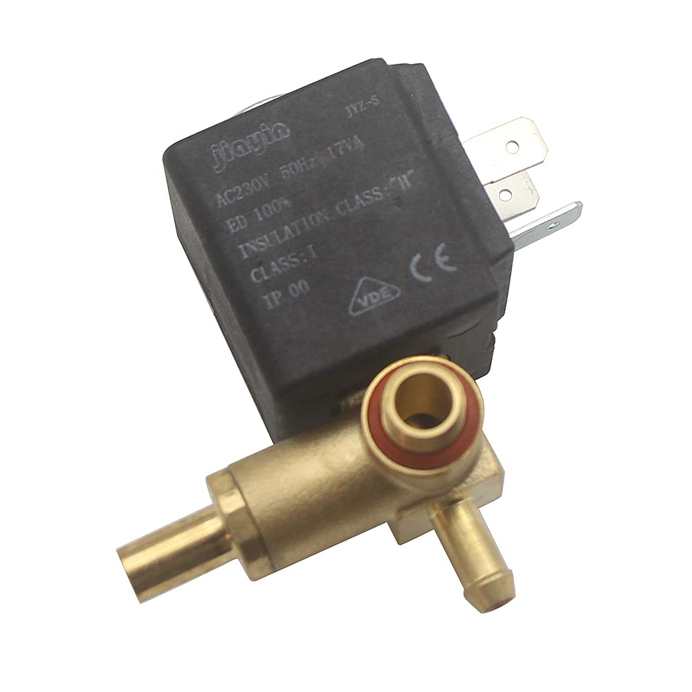Black And Golden Jiayin Jyz-5 Ac 230V 50Hz 3 Way G1/8"17Va 6Bar Normally Closed N/C Electric Solenoid Water Valve N/C For Gas Stream Generator