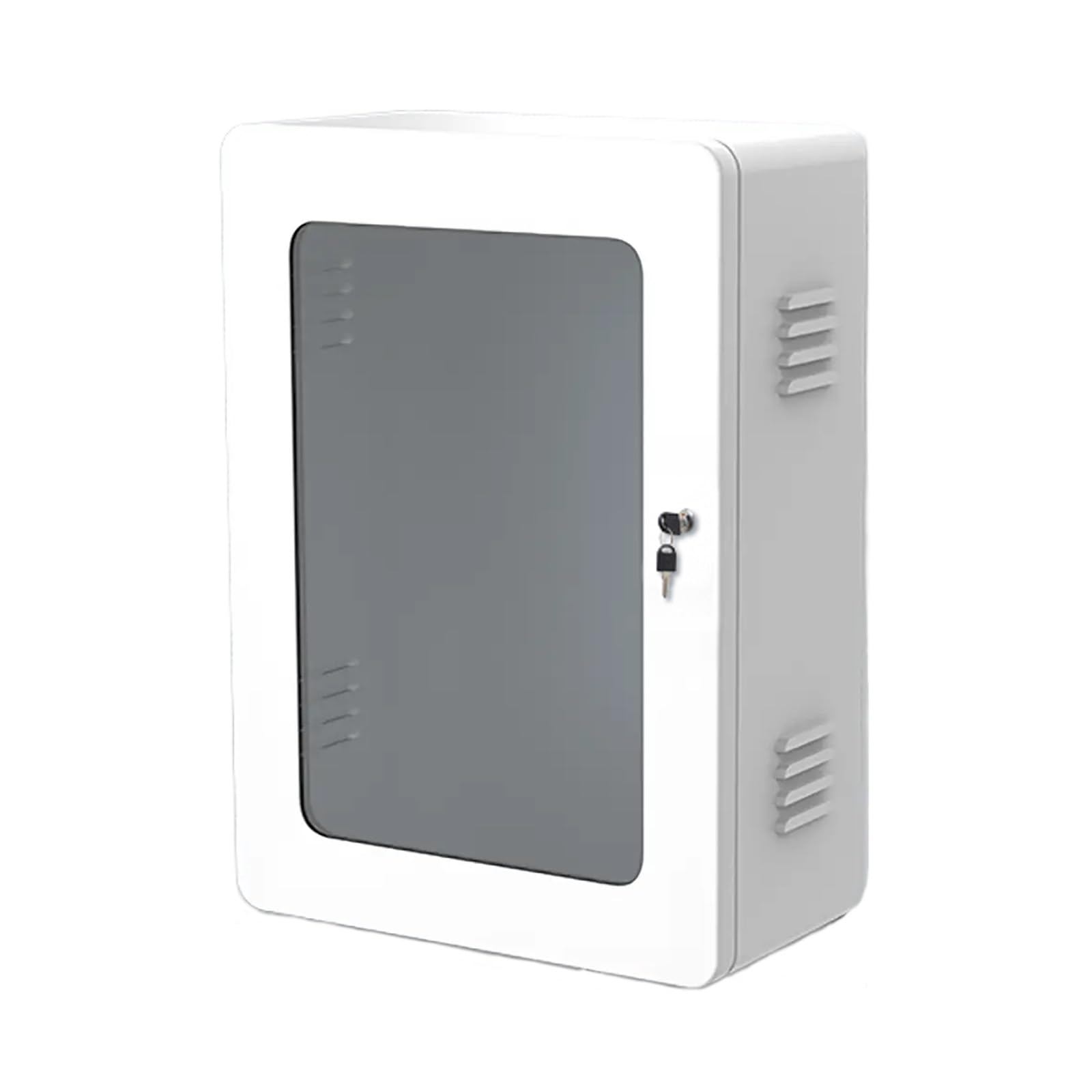 Caja Protectora de Estación de Carga for Exteriores, Nueva Caja Montada en La Pared con Carcasa de Cargador de Energía, Que Ahorra Espacio, Adecuada for Uso en Interiores Y Exteriores(White/1)