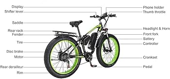 Amazon | PHILODO 26インチマウンテンバイク 48V13A1000W シマノ21段