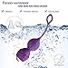 Kegel Balls Exercise Weight for Women Strengthening Pelvic Floor Exercises Tightening, Lovemmy Wireless Remote Silicone Ben Wa Balls Pelvic Weights Training Set for Beginners & Advanced