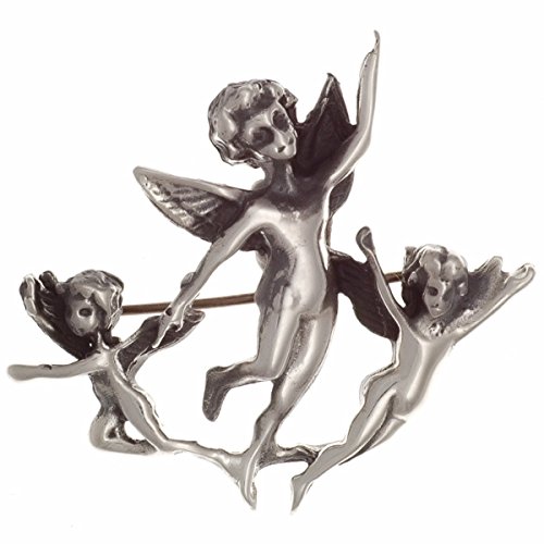 Preisvergleich Produktbild Brosche Engel Silber 925 Engelbrosche