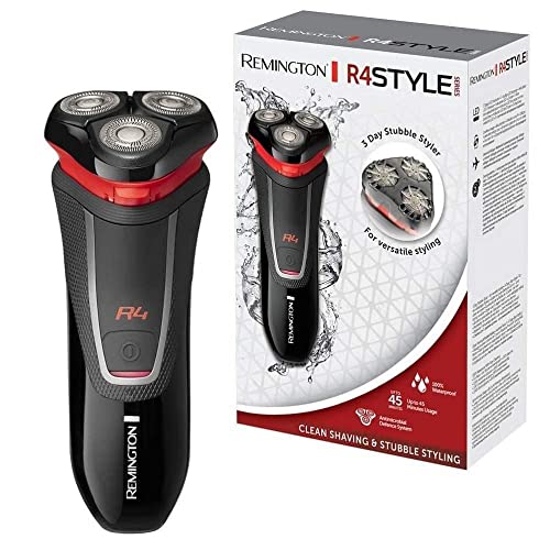 Remington Rasoir Electrique Homme Escamotable, Têtes de Rasage Multidirectionelles & ComfortPivot 360° (Précision et Confort), Antimicrobien (Peaux Sensibles) Batterie Lithium - R4000