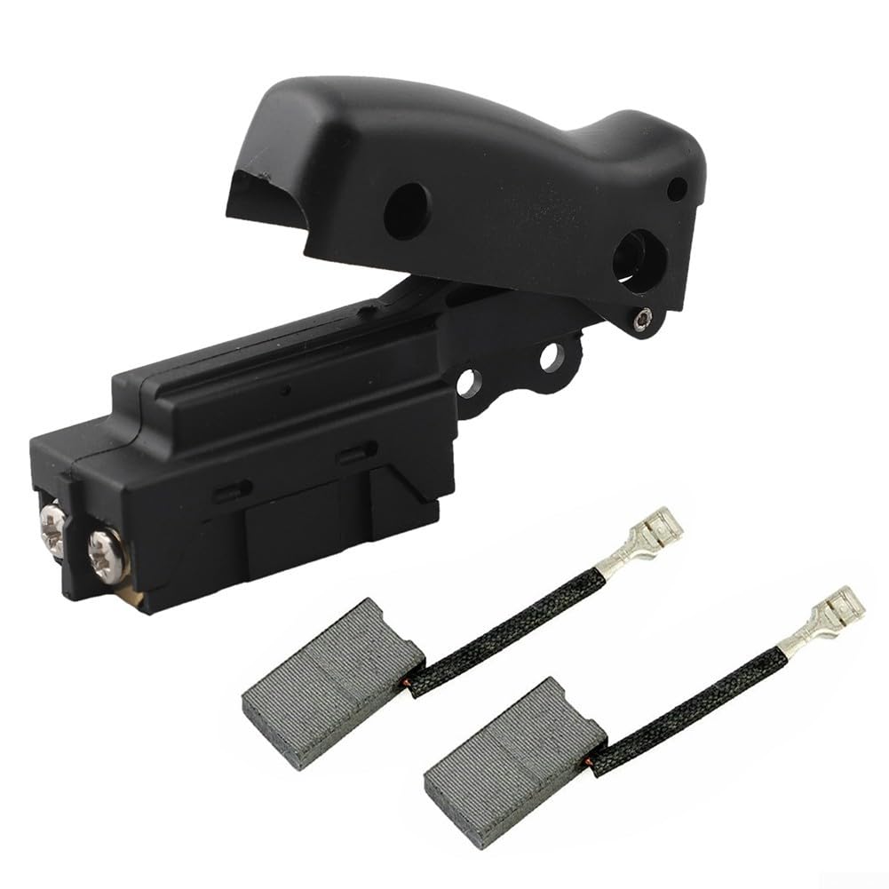 For DW708 Cross Miter Saw Power Tool Parts Trigger Switch 15360900 and Carbon Brush 38102802 Replacement for Types 3 & 4