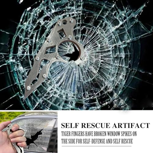 Tactical Knife Multitool - Women's Self Defense & Survival Gift - Mother's Day & Birthday Gift - Window Breaker - Image 5