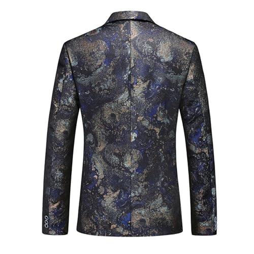 Men's Tie-Dye Print One Button Blazers Stylish Business Suit Jacket Wedding Daily Prom Sport Coat4