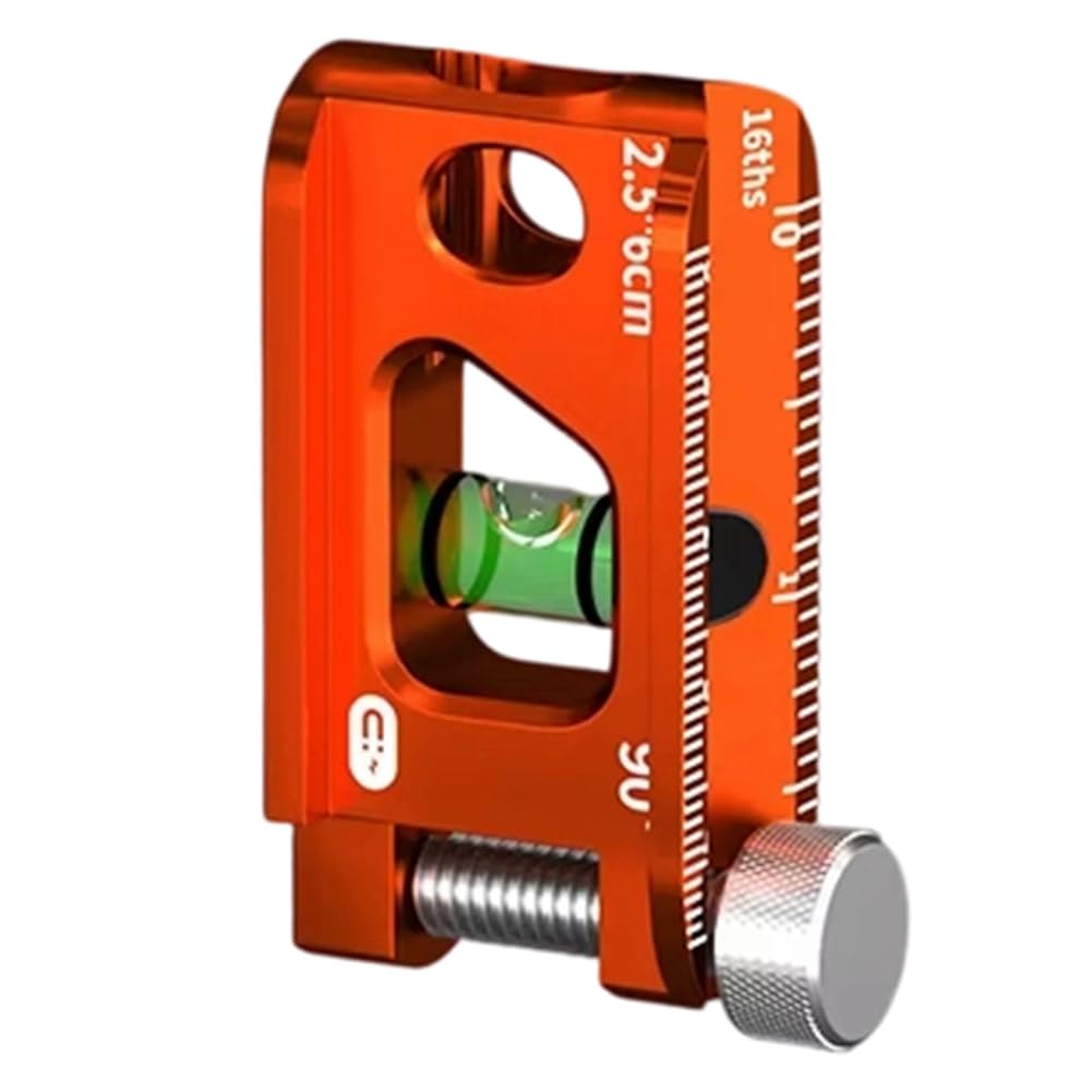 UDSKNV[KSL Magnetic Mini High- Scale Level Ruler, 1Pc Pipeline Leveling& Measuring Tool 2.5inch