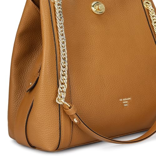 Image of Da Milano Leather Shoulder Bag for Women (00846OL)