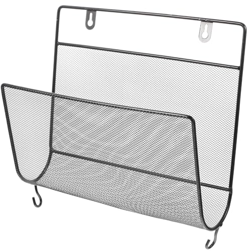 TEMPNAP アイアン製 壁掛け収納ラック 多機能壁面棚 オフィス用吊り下げラック 壁飾りにも適した 省スペースデザイン