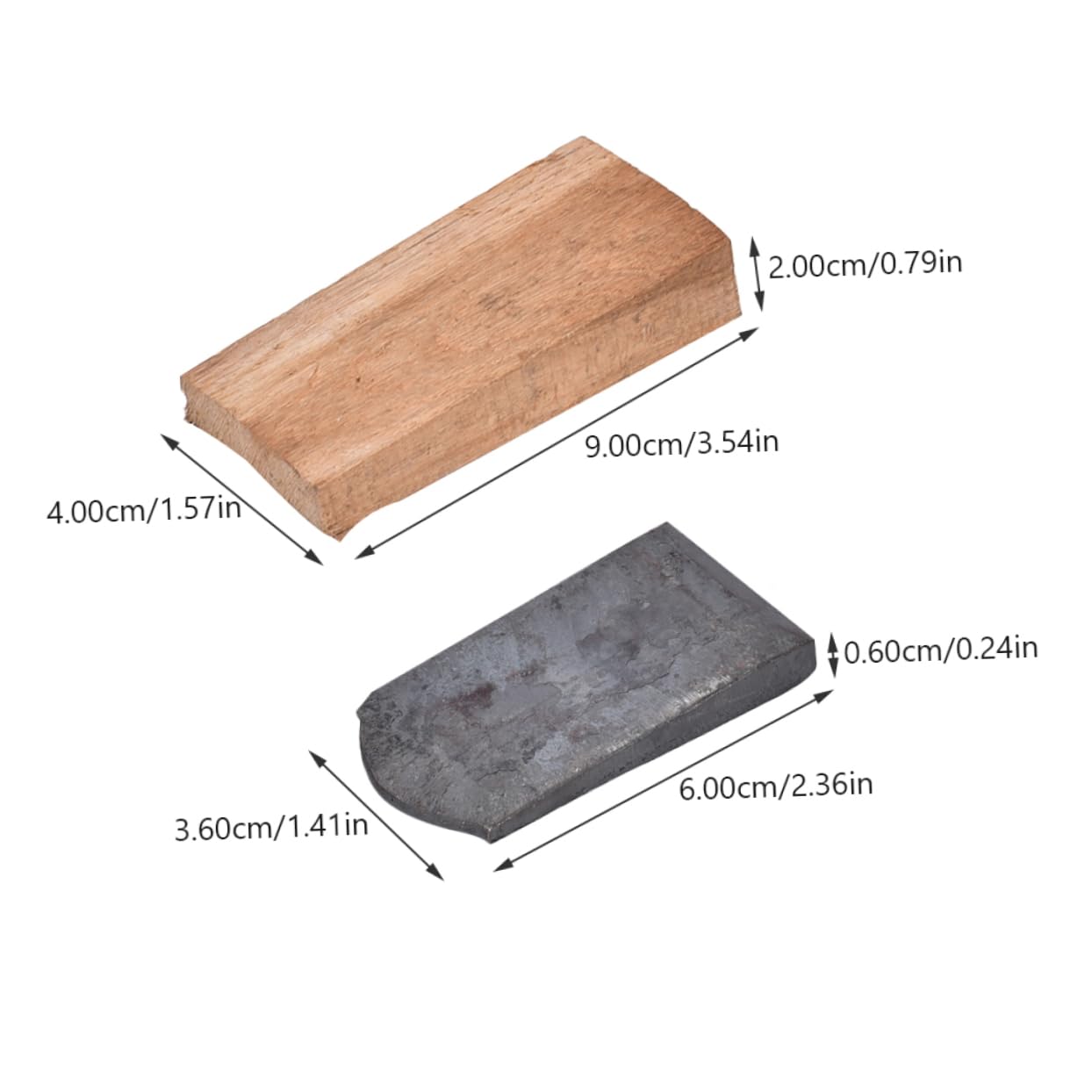 HANABASS Puller Accessories 4pcs Hoe Head Fixing Parts Iron Hoe Parts Replacement