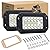 Nilight Flush Mount LED Light Pods 2PCS 6 Inch 39W Upgraded Spot Flood Combo Beam Driving Light LED Work Light Backup Light Reverse Light Grill Mount Light for Offroad 4x4 Truck SUV