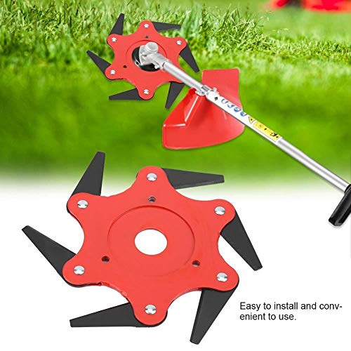 6 T Grass Cutter Head Steel Blade Trimmer Manganese Blade Garden Cutter Blade Lawn Machine Accessory Power Tools - Thumbnail 5