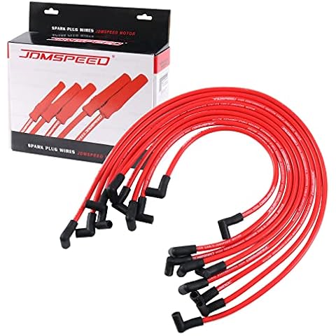 JDMSPEED New 10.5mm Spark Plug Wire Set Replacement for HEI SBC BBC 350 383 454 Electronic Cover