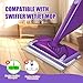 Mop Pad Refill Compatible with Swiffer WetJet Spray Mop, Wet Jet Mopping Pads for All Purpose Multi Surface Hardwood Floor Cleaning, 4 Layers Thickened and Super Absorbent, 100 Count.