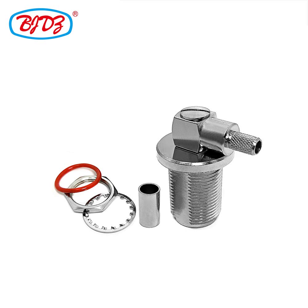 Wiring Connecting Terminals - 5PCS N Type Hexagon Crimp Connector for LMR195/LMR200/RG58/RG400/RG223/RG142/RG303