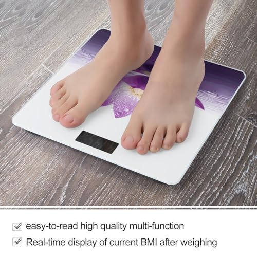 Báscula de Baño Digital FodPand con Vidrio Templado y LCD miniatura 5