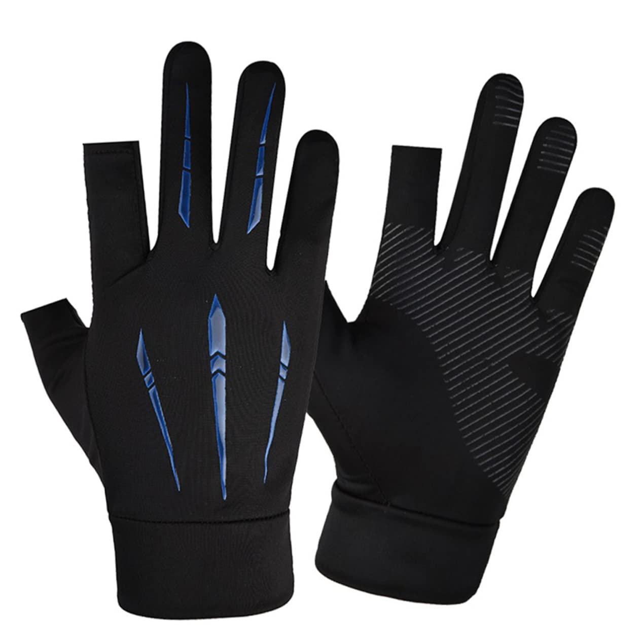 YARNOW 5pares Guantes De Bicicleta Antideslizantes para Adultos Guantes De Fitness y Outdoor para Ciclismo y Pesca Diseño Transpirable y Absorbente De