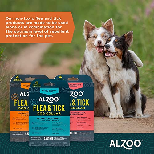 Flea & Tick Dog Collar and 8 Fl. Oz. Flea & Tick Repellent Spray for Dogs, Medium-Sized Dogs: 16-40 lbs, 100% Plant-Based Active Ingredients Flea & Tick Dog Collar and 8 Fl. Oz. Flea & Tick Repellent Spray for Dogs, Medium-Sized Dogs: 16-40 lbs, 100% Plant-Based Active Ingredients