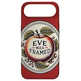 イブは額入りアート 聖書のアダムとイブとリンゴ スマホケース iPhone Air 用