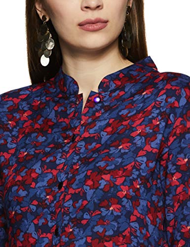 Image of Marie Claire Women's Rayon A-Line Midi Casual Dress