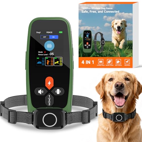 KITPLUS 4-in-1 Wireless Dog Fence