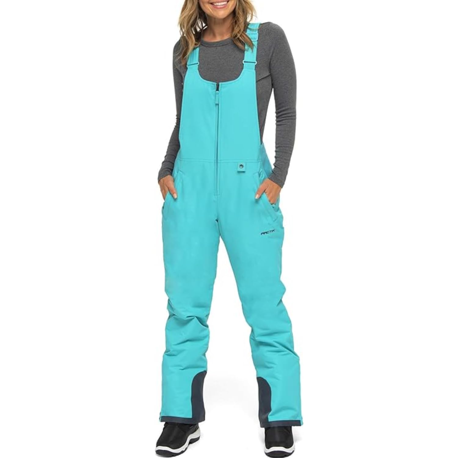Arctix Women's Essential Insulated Bib Overalls, Bluebird, 1X (16W-18W) Long