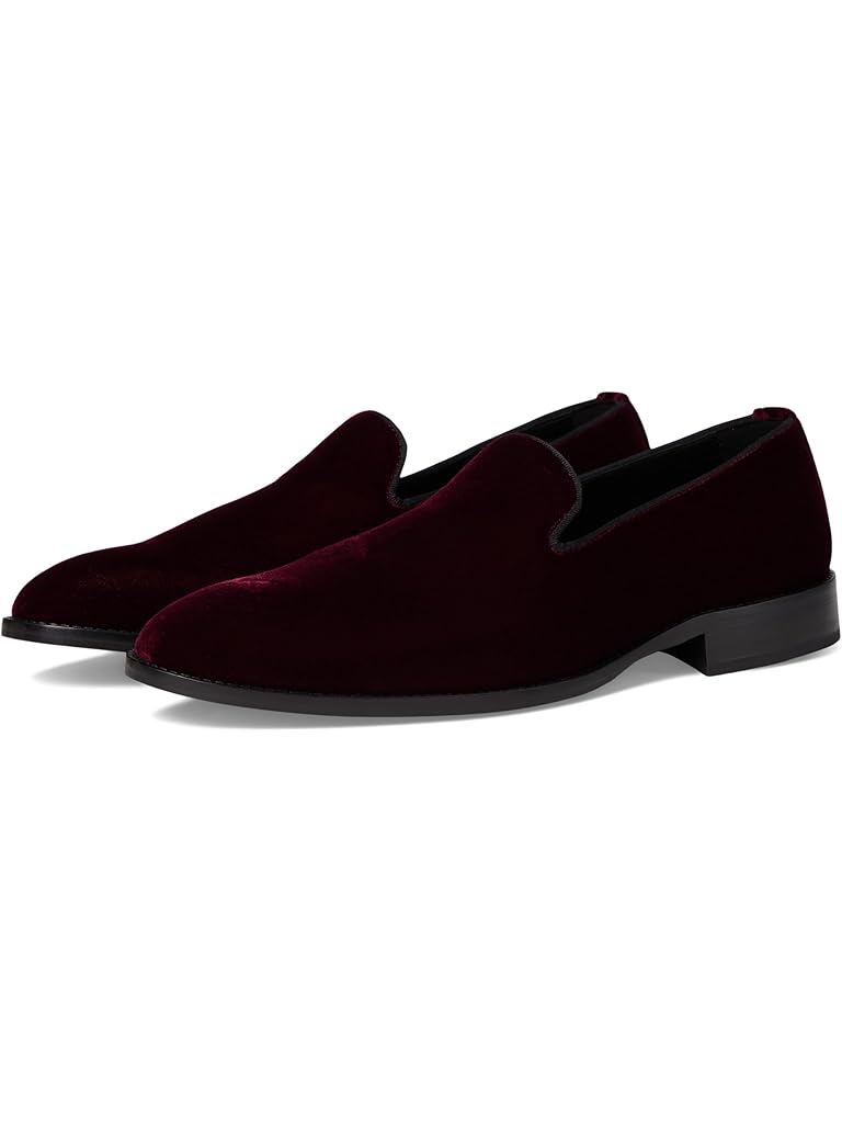 Burgundy Johnston & Murphy Gavney Slip-On Loafers