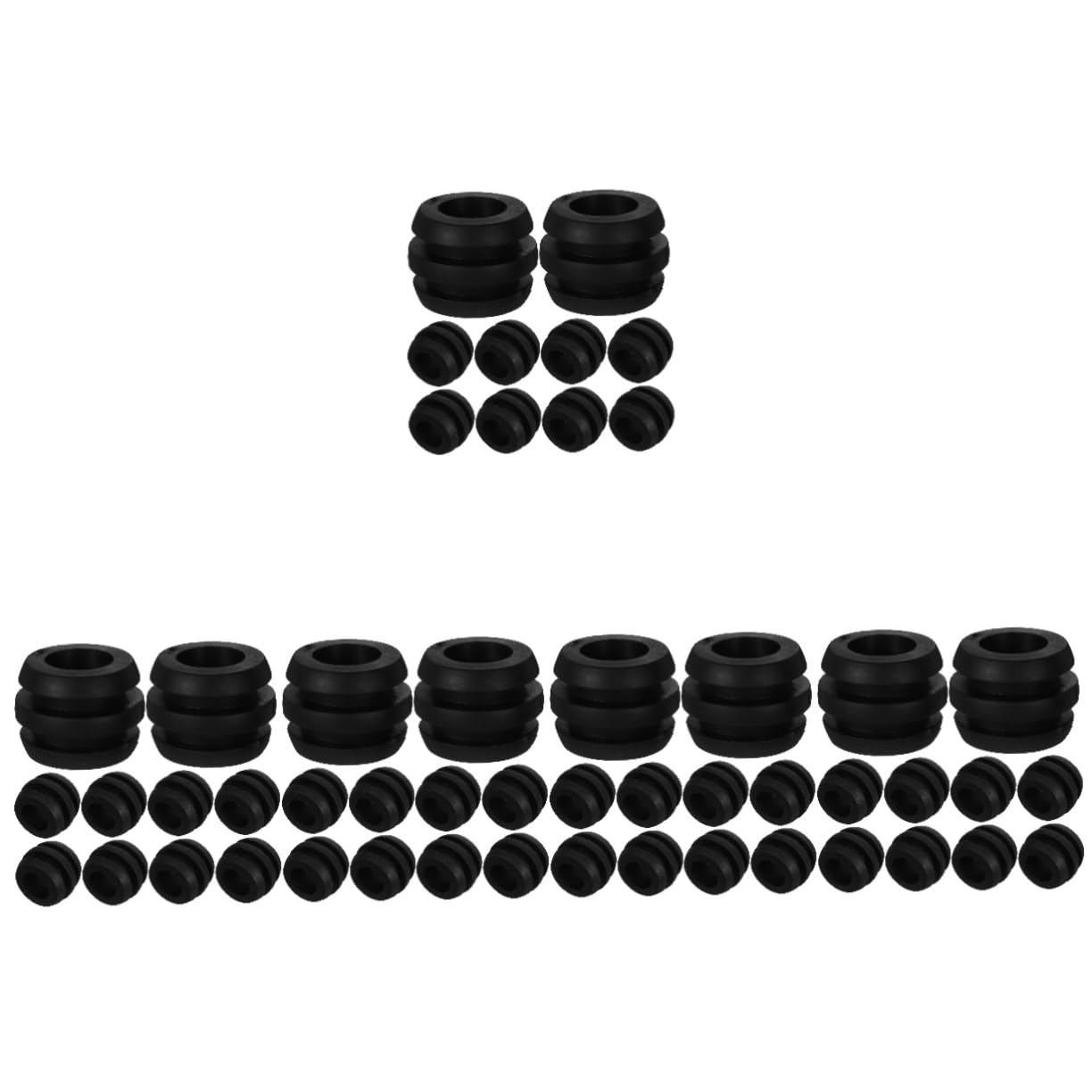VICASKY 80piezas Accesorios De Futbolín Bujes para Mesa De Futbolín Repuestos para Varillas Fácil Instalación y Reemplazo Compatibles Diversas Mesas De Fútbol