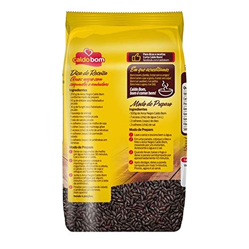 Arroz Negro 500g - Caldo Bom