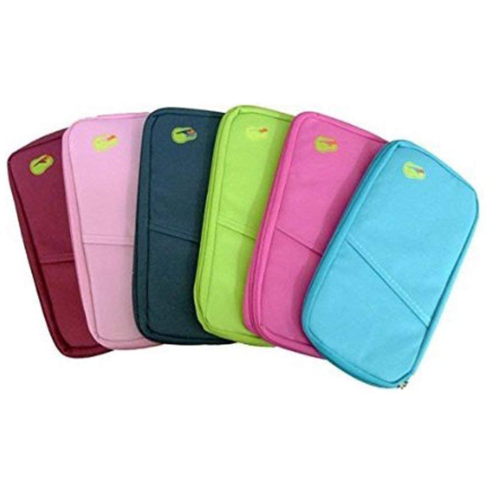 P51 Travel Passport Pouch Holder and Document Organizer Wallet ATM Card Credit Card Holder Mini Cards Holder and Currency Wallet Multicolor-image-31