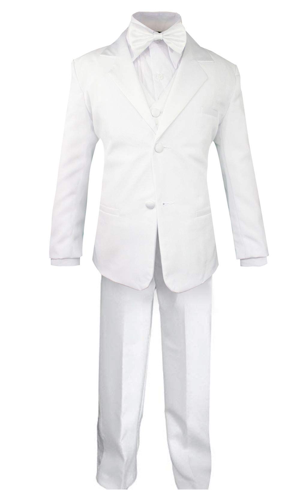 Luca GabrielToddler Boys' 5 Piece Classic Fit Formal Suit Bowtie Set