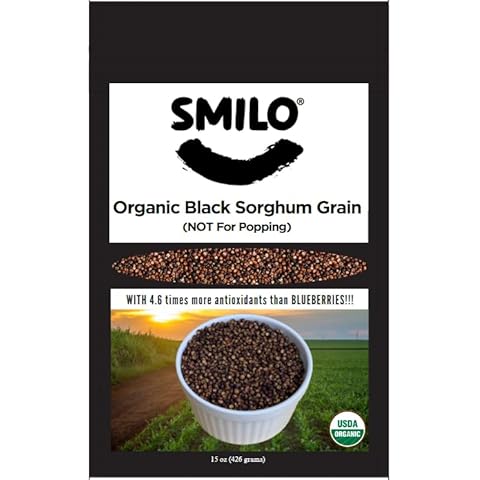 Organic Black Sorghum Grain (15 oz) Cover