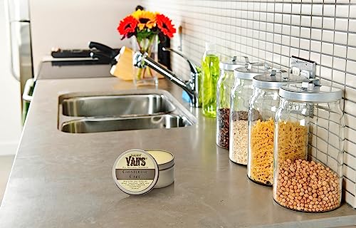 Daddy Van's® All Natural Beeswax Countertop Care for Soapstone, Slate, Concrete Composite and Butcher Block Counter Tops - Food Safe, Chemical-Free and Non-Toxic - 6 Oz. Tin