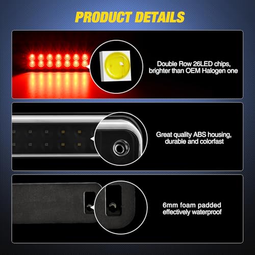 Image of Nilight Third Brake Light for Chevy GMC C /K Series 1500 2500 3500 94-00