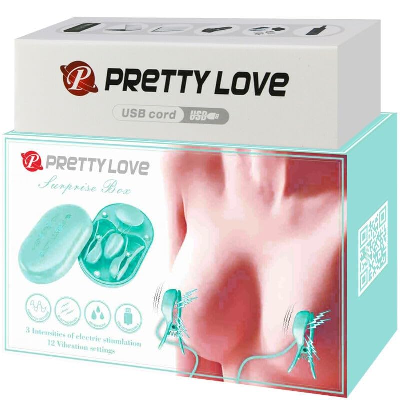 PRETTY LOVE FLIRTATION Pretty Love - Surprise Box Blue Electro Stimulation Tweezers, 6959532329476