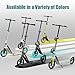 Kick Scooter for Adults – Folding, Adjustable Height, Big Wheels, Lightweight All-Aluminum Frame | Suitable for Teens 12+ | 265lbs Weight Limit