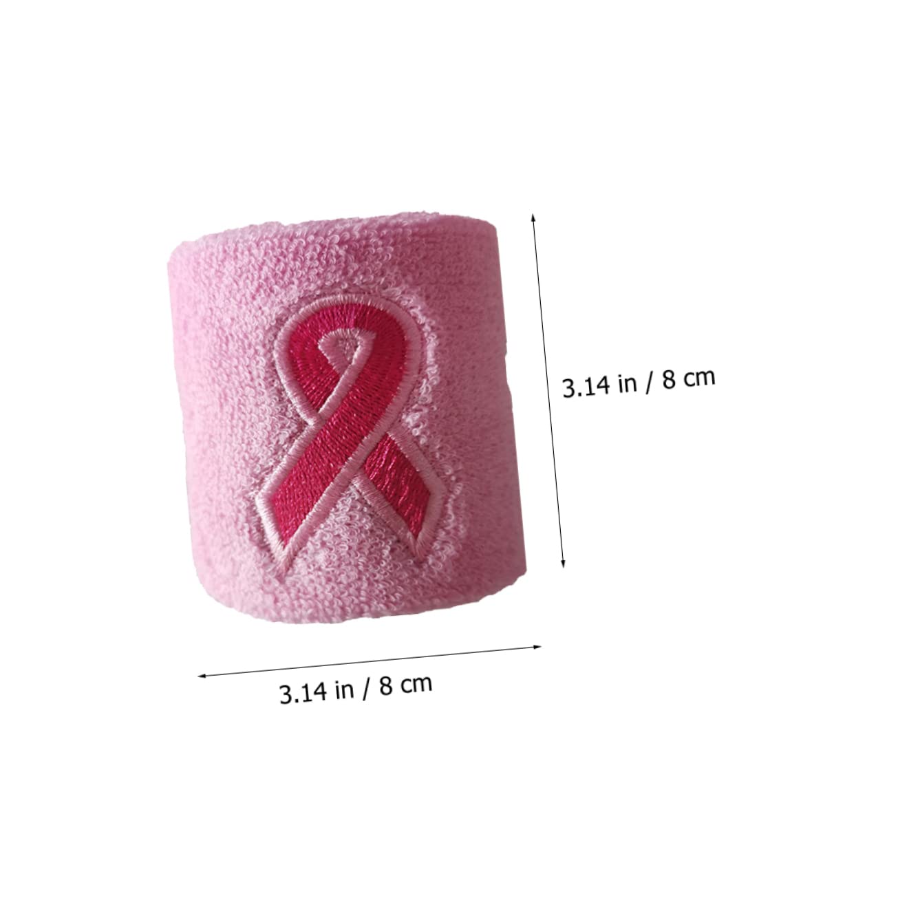 Lot de Bracelets De Poignet Respirants pour Fitness Supports De Poignet Transpiration pour Sensibilisation Cancer du Sein pour Course Basketball Et