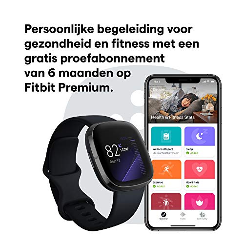 Fitbit Sense - Geavanceerde smartwatch functies voor een gezond hart, stressbeheersing, huidtemperatuur en meer. - Image 7