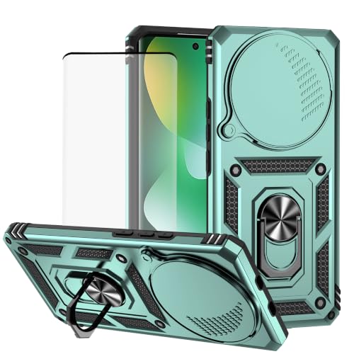 Coque Xiaomi Redmi Note 15 4G verte avec verre trempé et protège-caméra