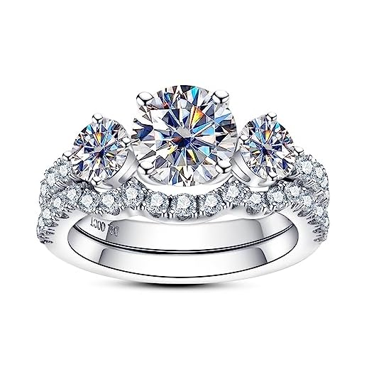 Premium Moissanite Bridal Set with Certificate