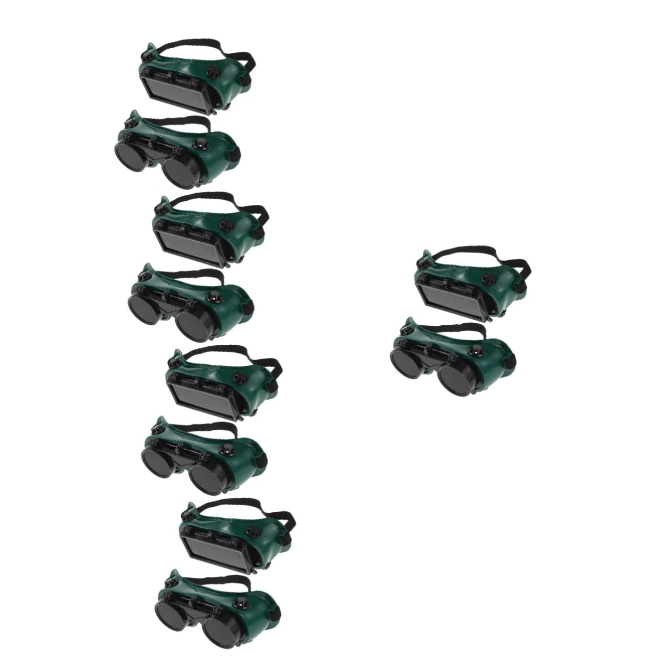 jojofuny 10 Stück Schweißschutzbrille Schweißlinse Industrielle Schweißbrille Schweißschutzbrille Kratzfeste Schweißbrille Schweißbrille Für Männer Schweißausrüstung Schweißerbrille