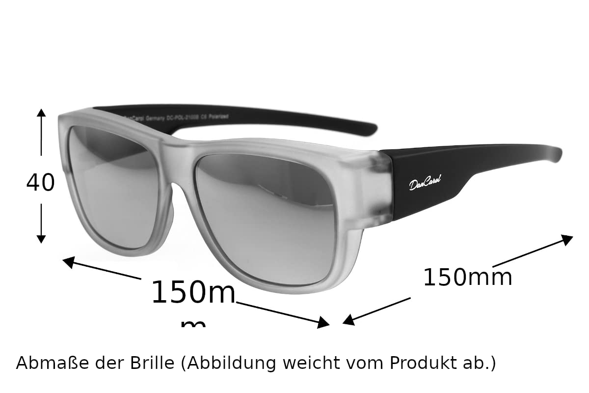 DanCarol DC-POL-2040-1-HI-Die Überbrille,mit Polarizierte Gläser
