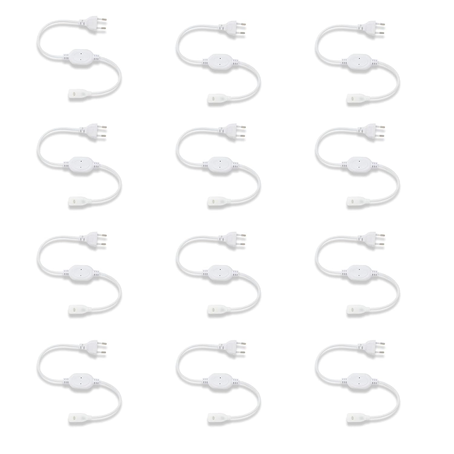 220V LED Rope Light Connector - Pack of 3 -4