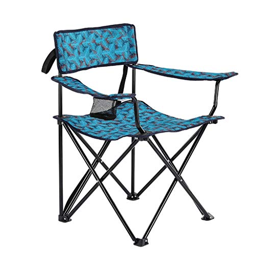 JJZXT Folding Chairs Outdoor Camping Chair Foldable Oversized Portable Lightweight Chair for Beach Travel Fishing Lawn Household (Color : C)