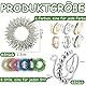 12 Stück Fidget Ring Set, Anxiety Ring Set Relief Ängstlichkeit, Skills Borderline Verstellbare Anti Stressring, Skill Ringe für Bunt Perle Stimmungsring Angststörung Beruhigendes (Mehrere Farben)